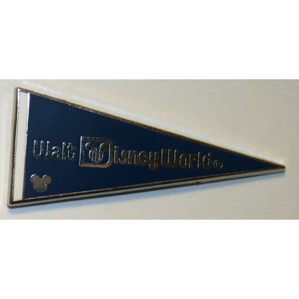 WDW - 2010 Hidden Mickey Series - WDW Pennant - Blue